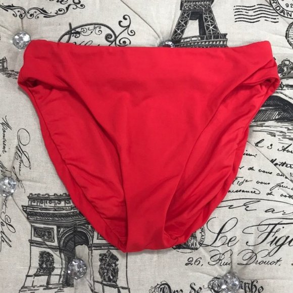 NWOT Robin Piccone Ava High Waist Bikini Bottoms - Picture 3 of 6